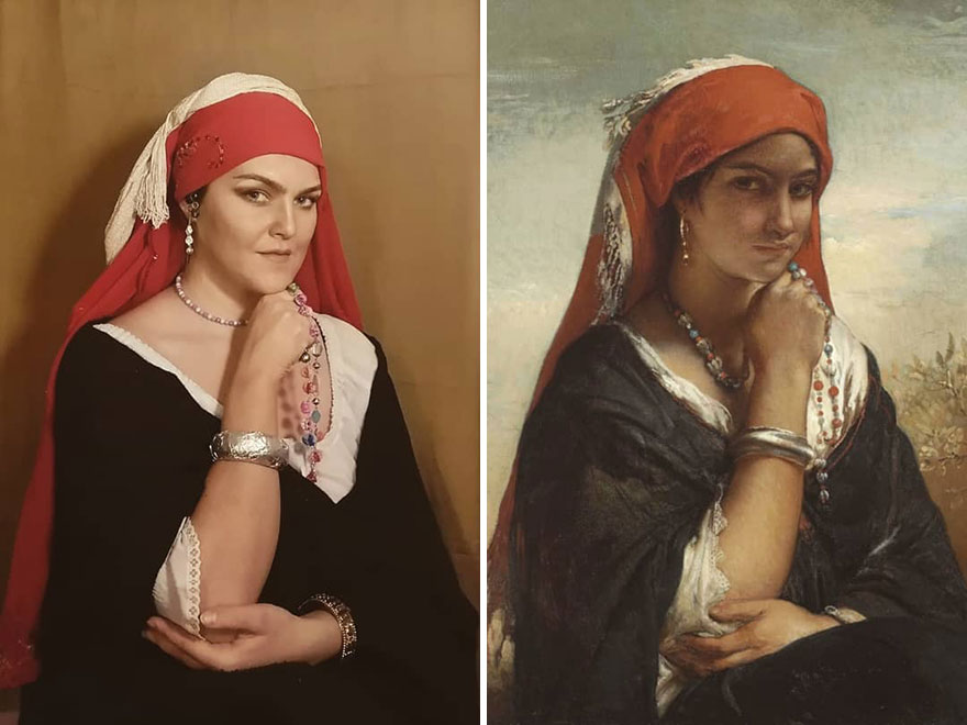 Jean-Francois Portaels "The Necklace" (~1850)