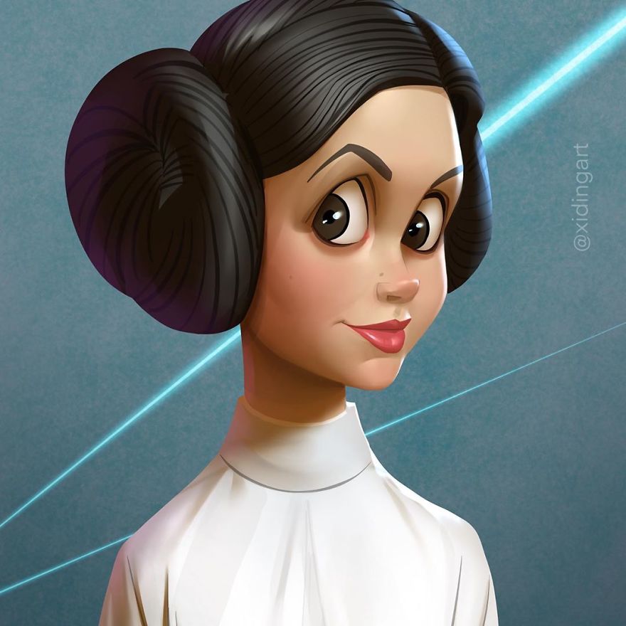 Carrie Fisher (Princess Leia)