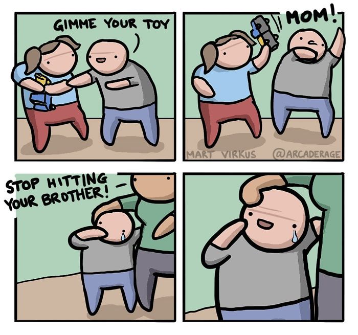 The “Sibling Look”