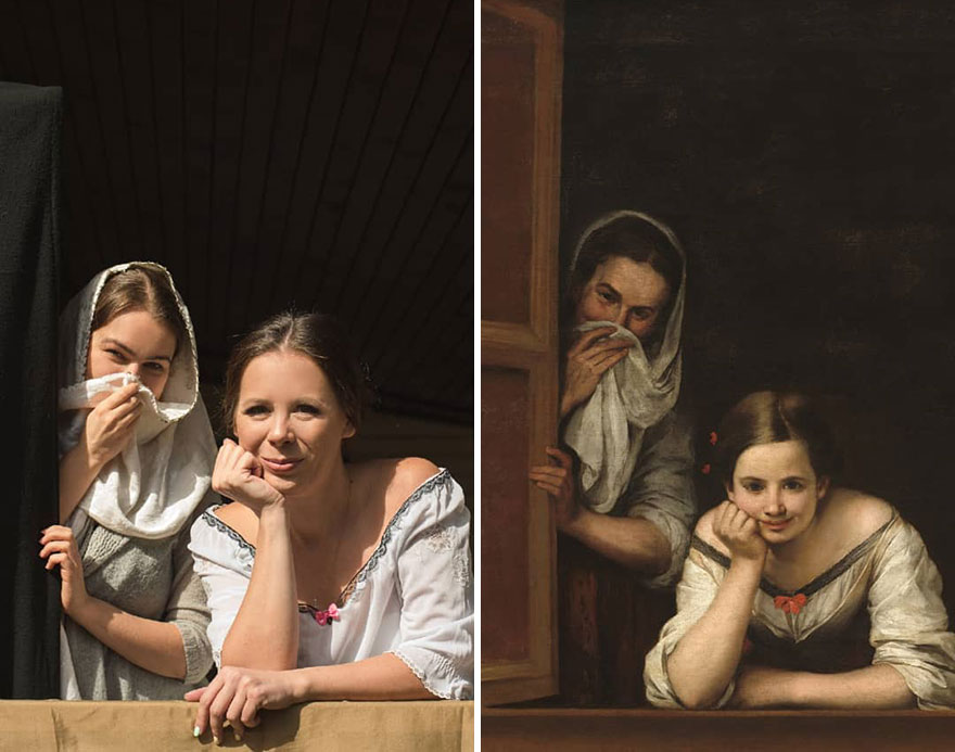 Bartolomé Esteban Murillo "Two Women At A Window" (1655-60)