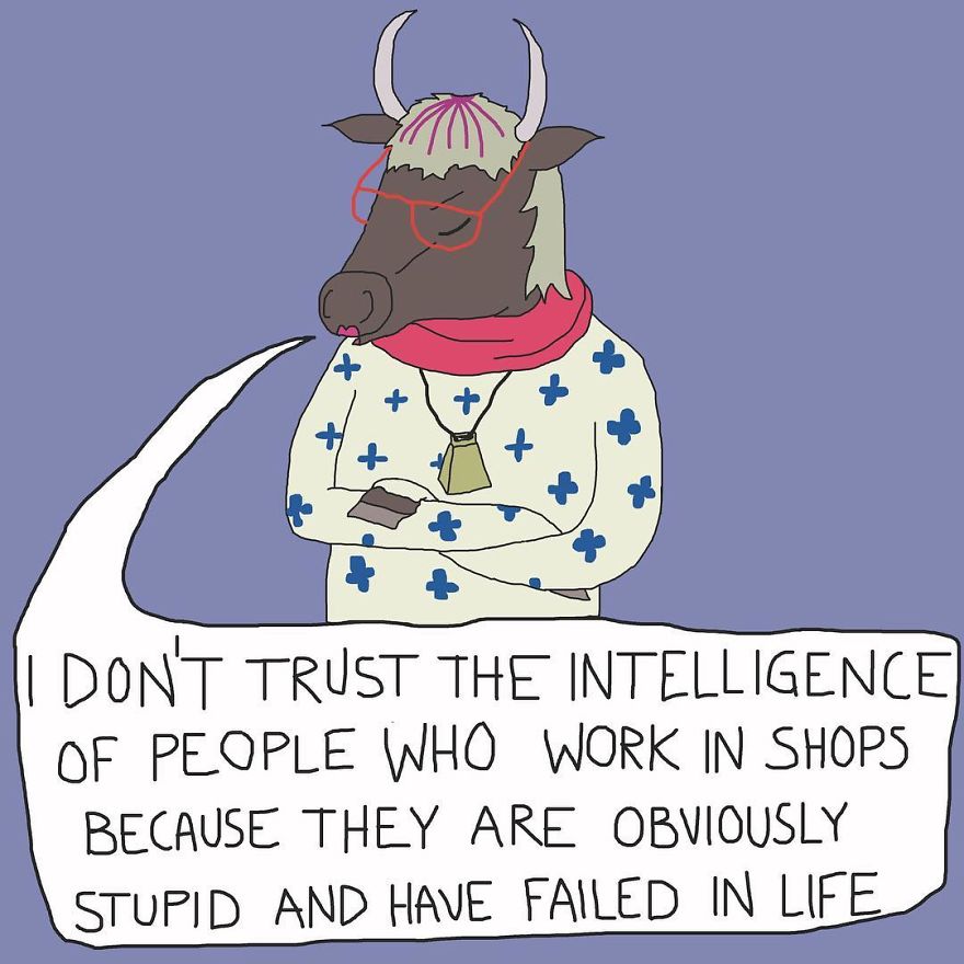 The More We Hear From This Middle-Aged Bison Gnu Lady, The More We Realise What An Udder Cow She Is