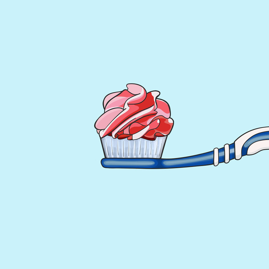 Artist With A Sweet Tooth Makes Punny Junk Food Illustrations Artist With A Sweet Tooth Makes Punny Junk Food Illustrations
