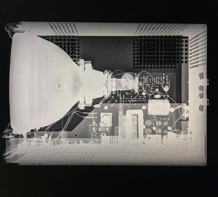 80’s Video Monitor/TV Screen. I Found One Small Enough To X-Ray. This One Brought Me Joy. I Hope It Does For You Too