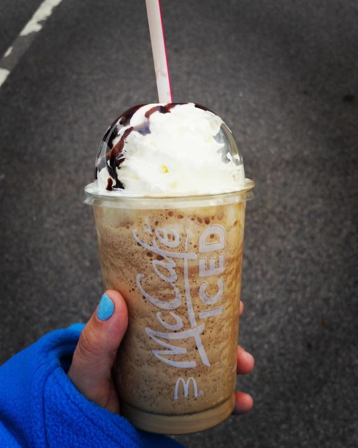 Little Tip From An Ex-Mcworker: Order A Double Espresso With A Mocha Frappé For An Extra Kick. Have Them Pour It In Just Before Mixing