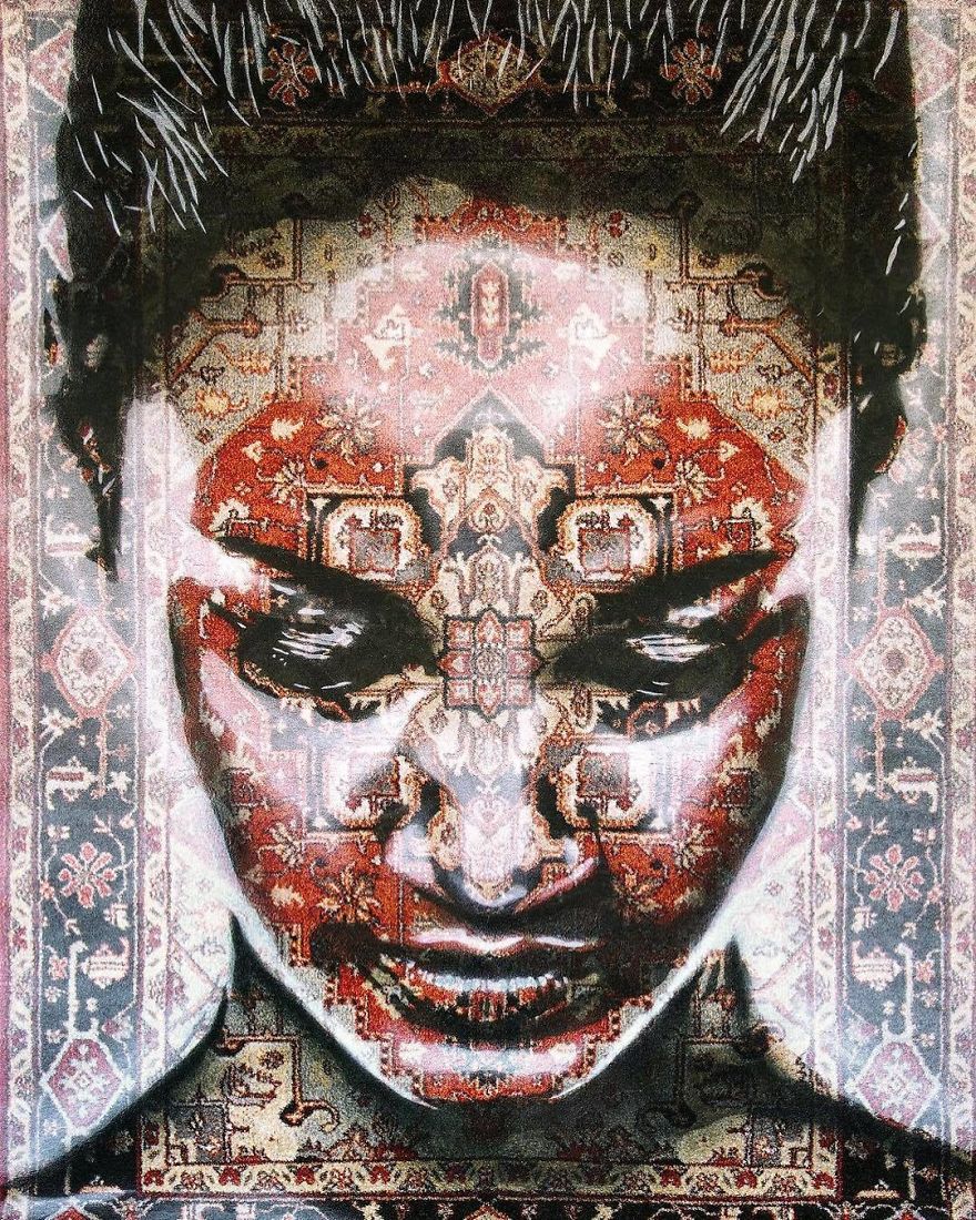 I Paint Women Portraits On Persian Rugs, Which Creates A Magical Fusion Of Ancient Culture And Contemporary Urban Art