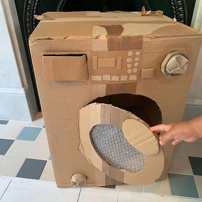 This Mom Is Repurposing Cardboard Into Fun And Accurate Everyday Household Items And Interactive Toys