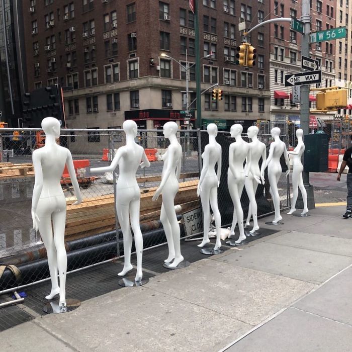 Caption Contest!!! Winner Gets The @stoopingnyc Community Love And Admiration! 56th And 7th. Whaddya Got?