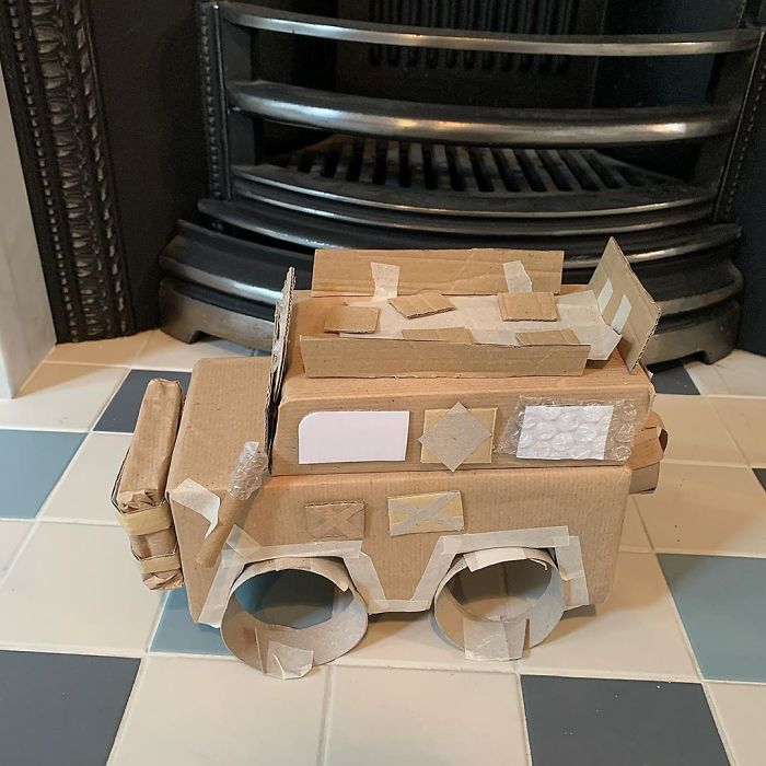 This Mom Is Repurposing Cardboard Into Fun And Accurate Everyday Household Items And Interactive Toys