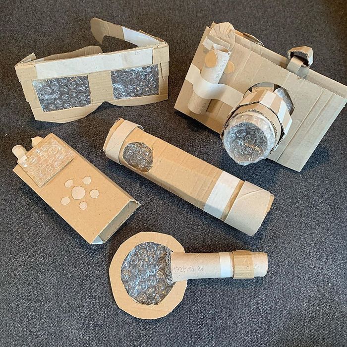 This Mom Is Repurposing Cardboard Into Fun And Accurate Everyday Household Items And Interactive Toys