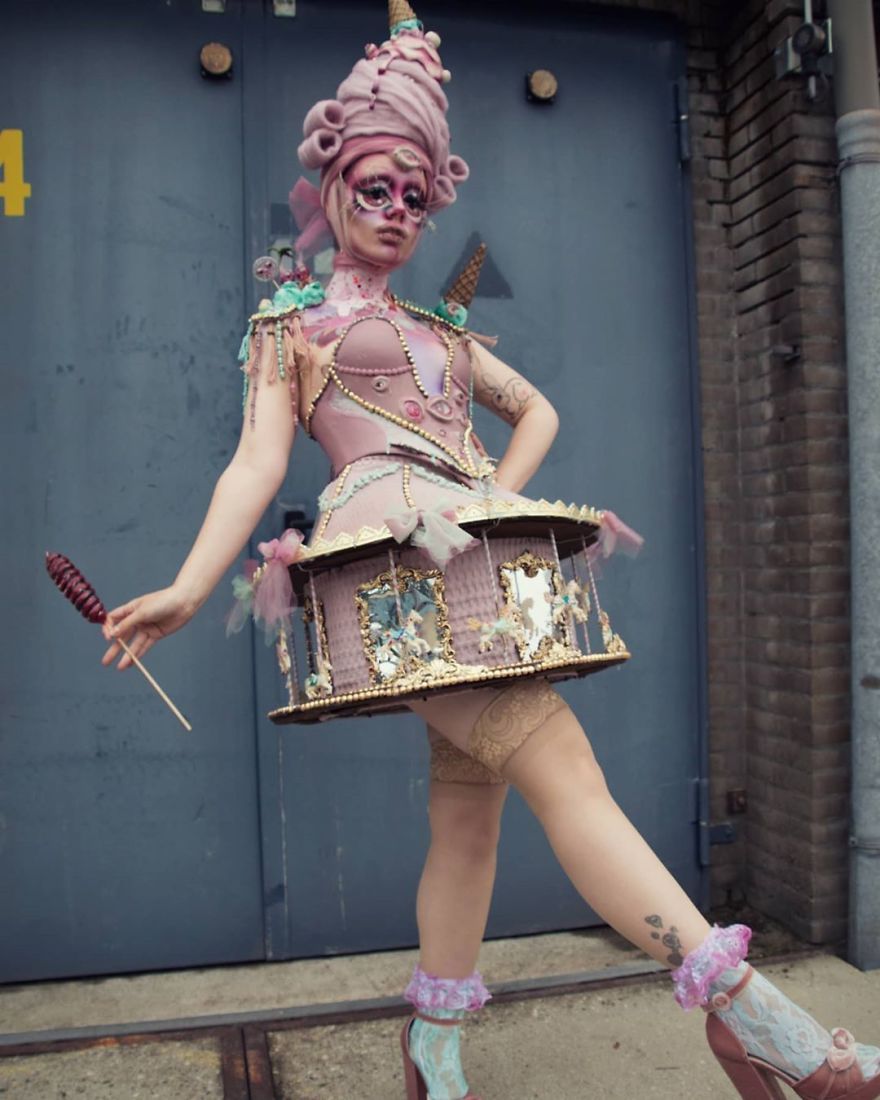 I Handmake Costumes From The Lightweight Wearable Porcelain And Stained Glass I Created, Here Are My Best Costume Designs (New Pics) I Handmake Costumes From The Lightweight Wearable Porcelain And Stained Glass I Created, Here Are My Best Costume Designs (New Pics)