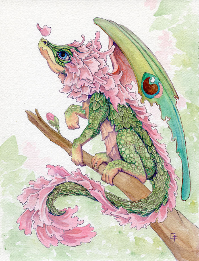 Cherry Blossom Dragon