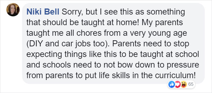 School In Spain Teaches Boys How To Do Chores, And People Have Mixed Reactions