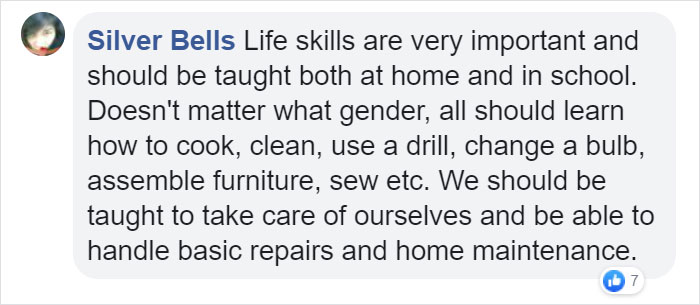 School In Spain Teaches Boys How To Do Chores, And People Have Mixed Reactions