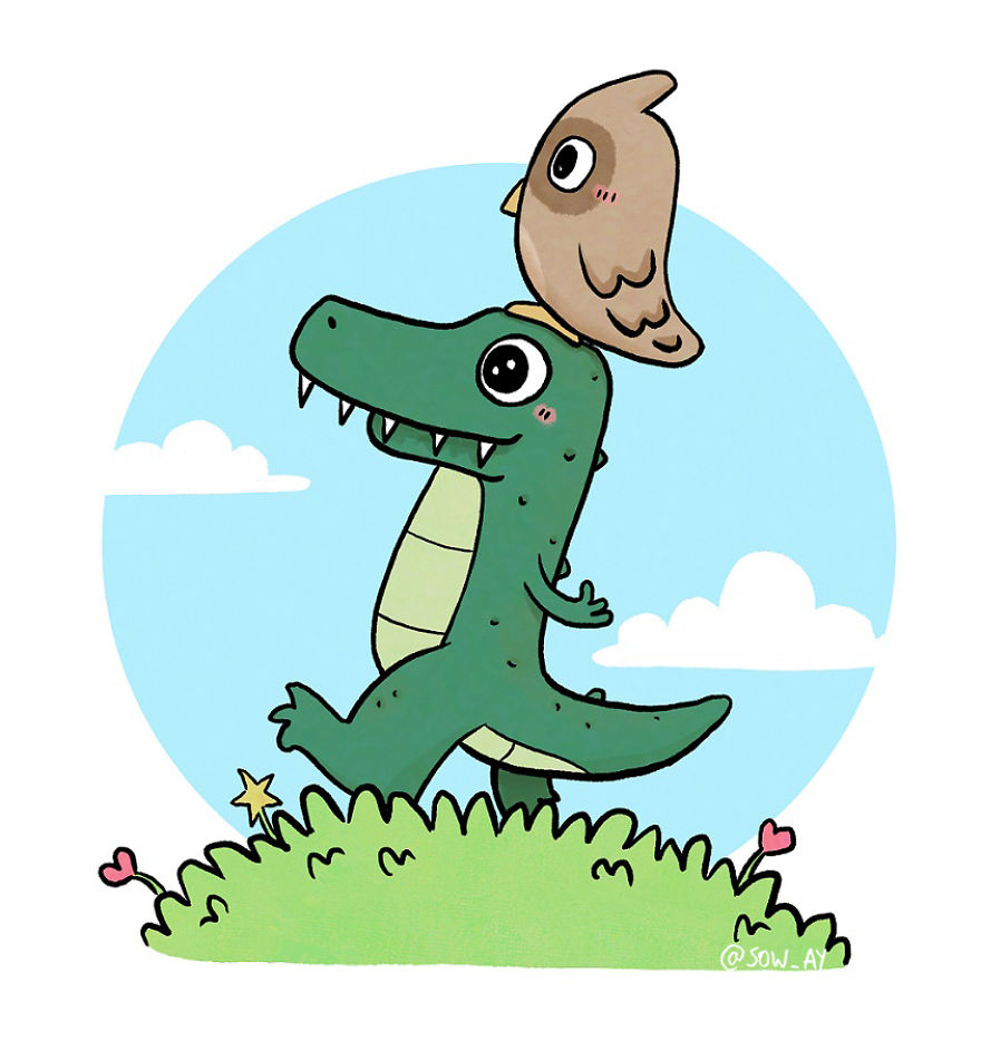 I Draw Cute Animals To Make People Smile.