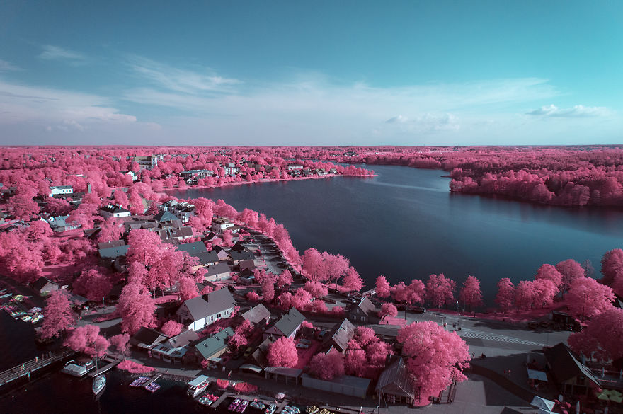 I Used An Infrared Camera To Take Otherwordly Drone Landscapes