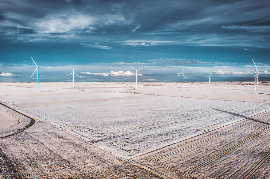 I Used An Infrared Camera To Take Otherwordly Drone Landscapes