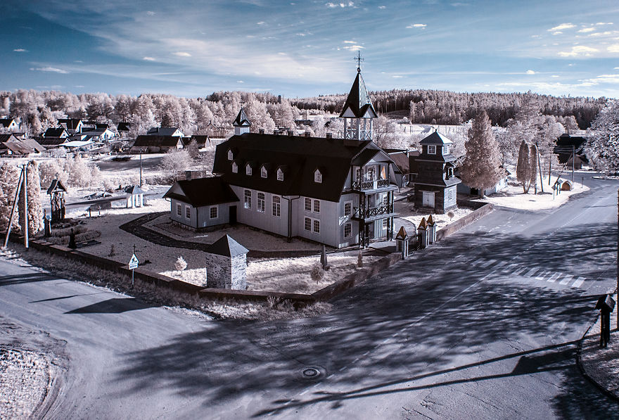 I Used An Infrared Camera To Take Otherwordly Drone Landscapes
