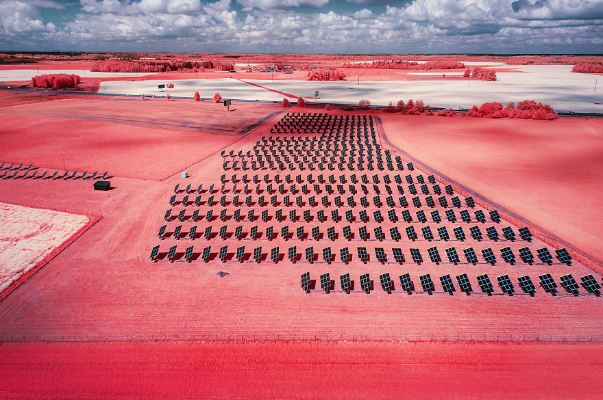 I Used An Infrared Camera To Take Otherwordly Drone Landscapes