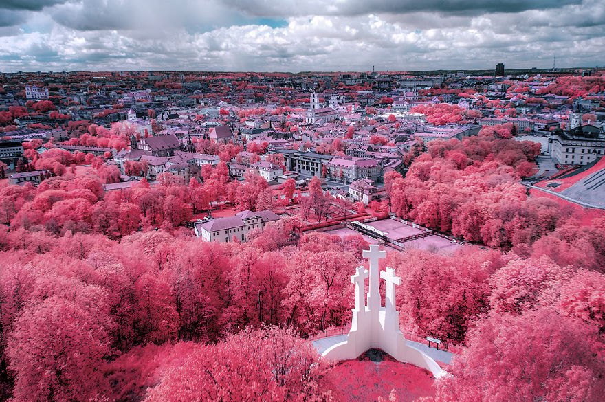 I Used An Infrared Camera To Take Otherwordly Drone Landscapes
