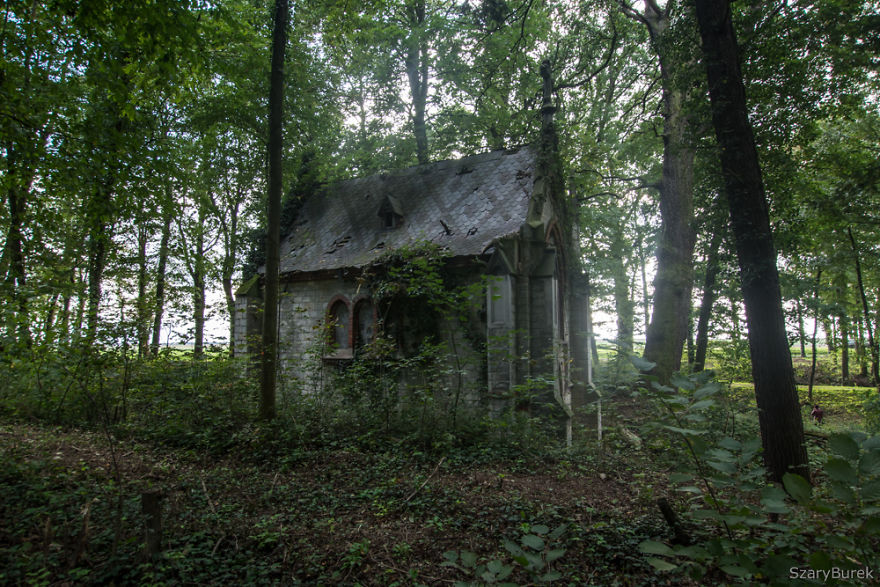 I Found A Beautiful Grave Chapel In The Forest, Poland