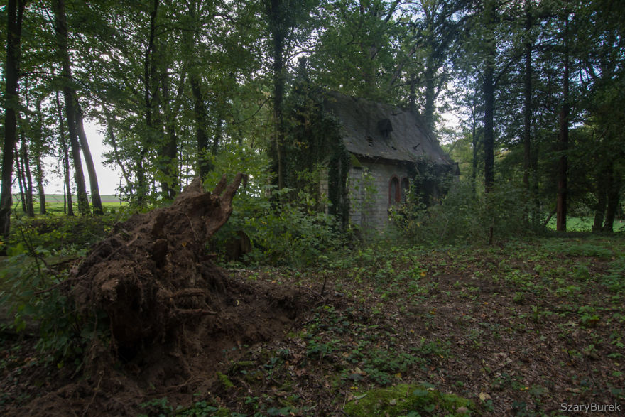 I Found A Beautiful Grave Chapel In The Forest, Poland