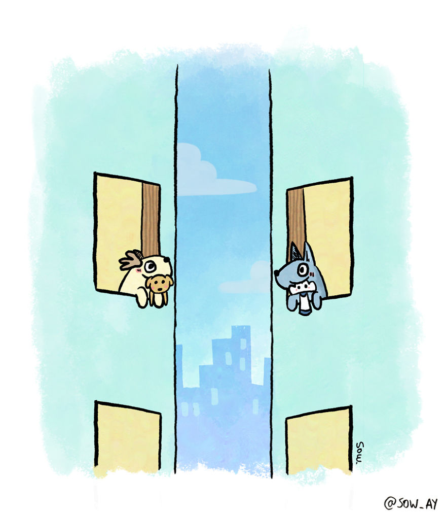 I Draw Cute Animals To Make People Smile.