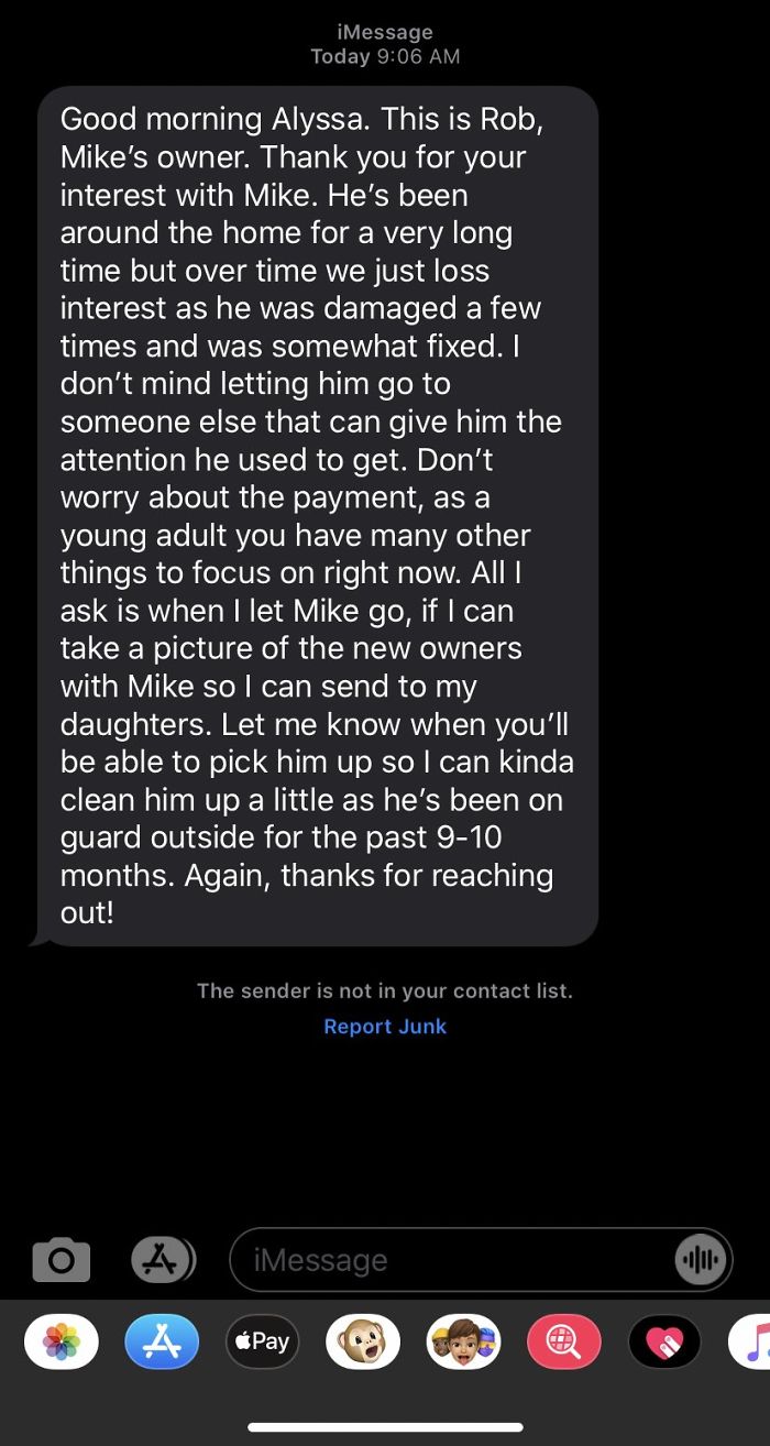 'He Will Be Mine': College Student Writes A Heartfelt Letter To A Guy Who Has A Mike Wazowski Statue In His Front Yard, He Gives It As A Gift 'He Will Be Mine': College Student Writes A Heartfelt Letter To A Guy Who Has A Mike Wazowski Statue In His Front Yard, He Gives It As A Gift