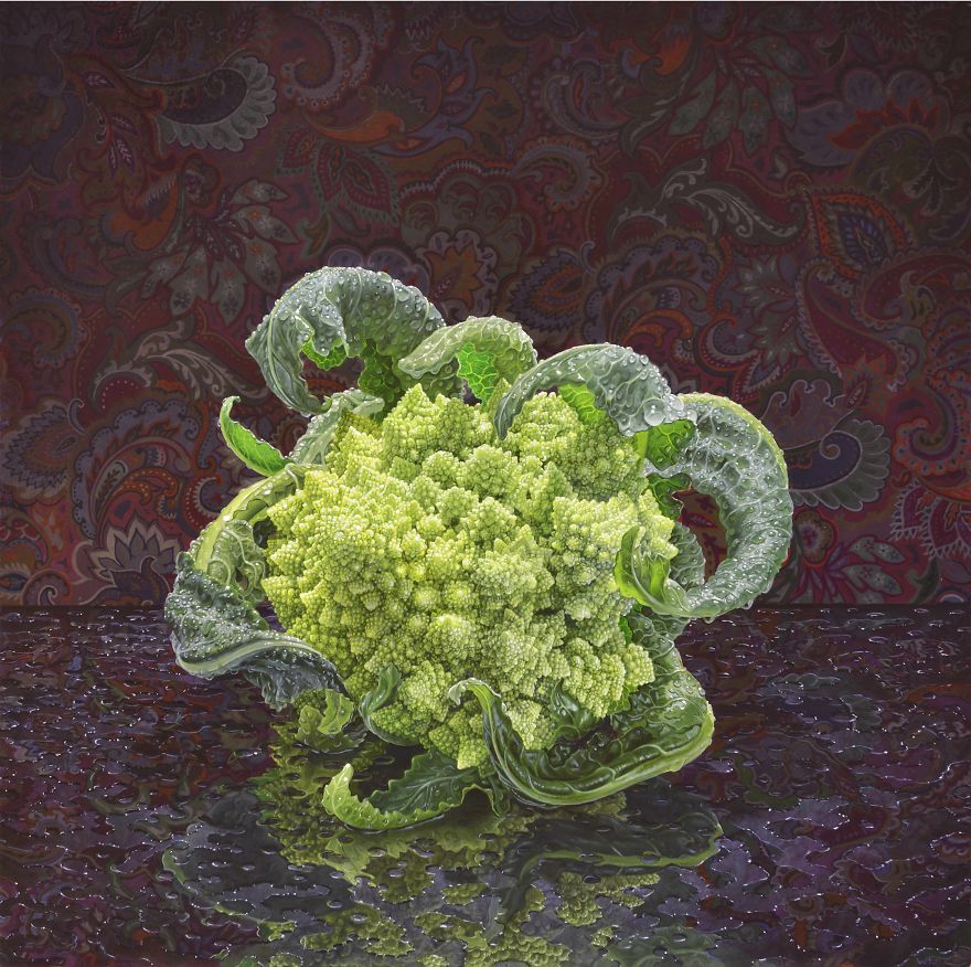 Romanesco (24 x 24, Oil On Panel, 2019)