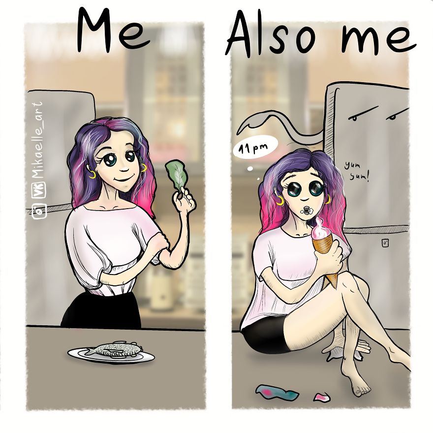 Every Girl Understands This Me/Also Me And The Fridge Thing