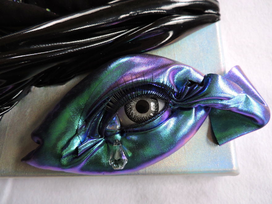 "Fish Eye," Part Of A Wall-Hung Piece Entitled "Dream No. 1382"