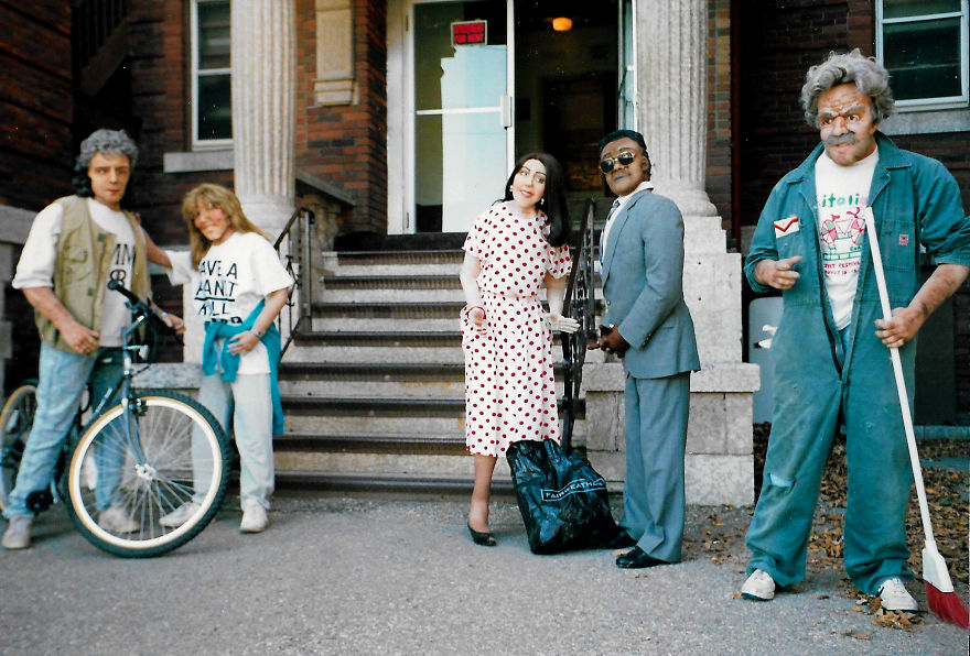 "Gossip, The Crowd Outside On The Stoop"