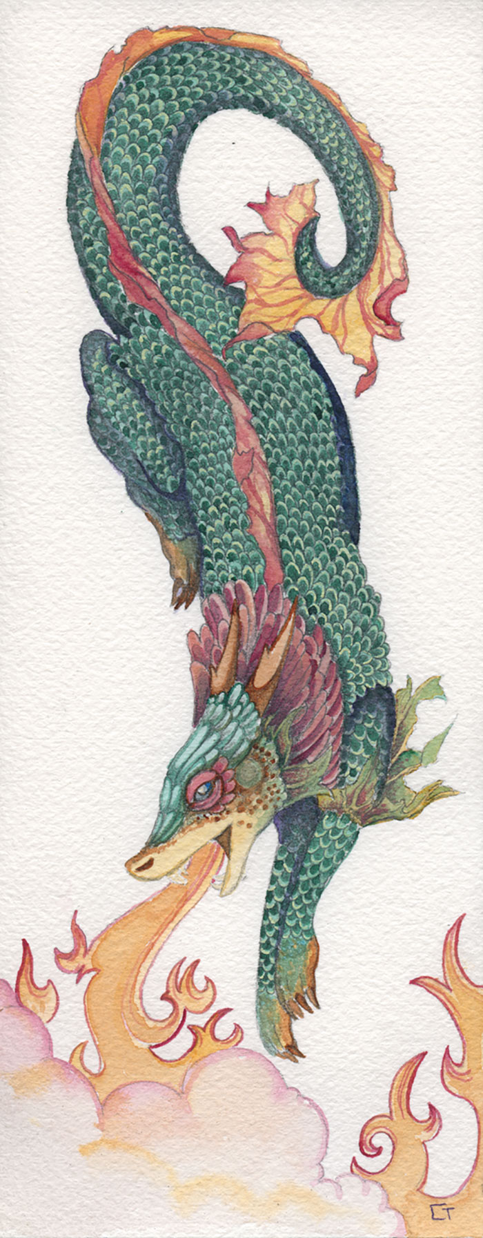 Green Crested Dragon