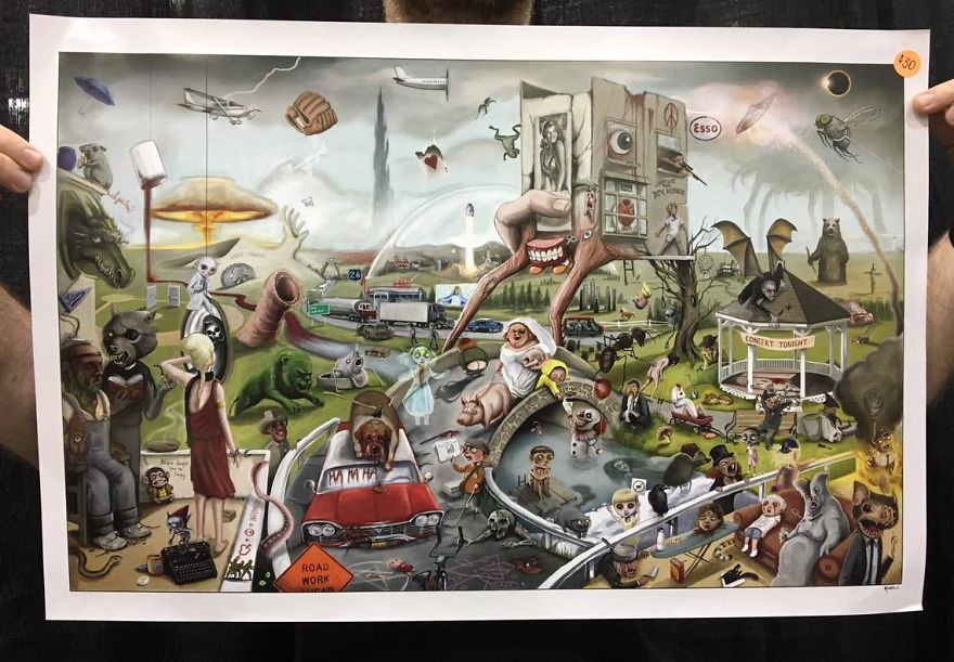 I Created 5 Digital Posters Depicting Over 500 Different References From Pop-Culture I Created 5 Digital Posters Depicting Over 500 Different References From Pop-Culture