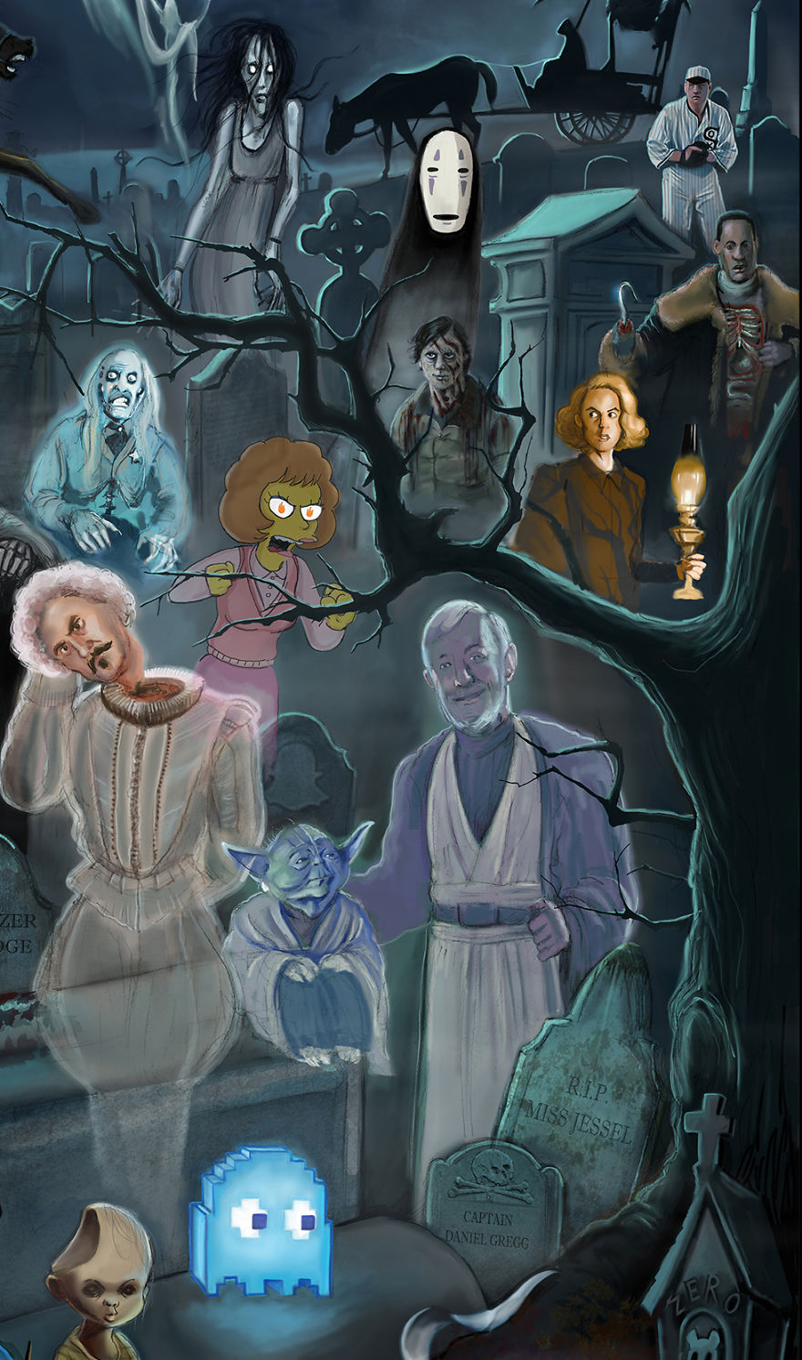 I Created 5 Digital Posters Depicting Over 500 Different References From Pop-Culture I Created 5 Digital Posters Depicting Over 500 Different References From Pop-Culture