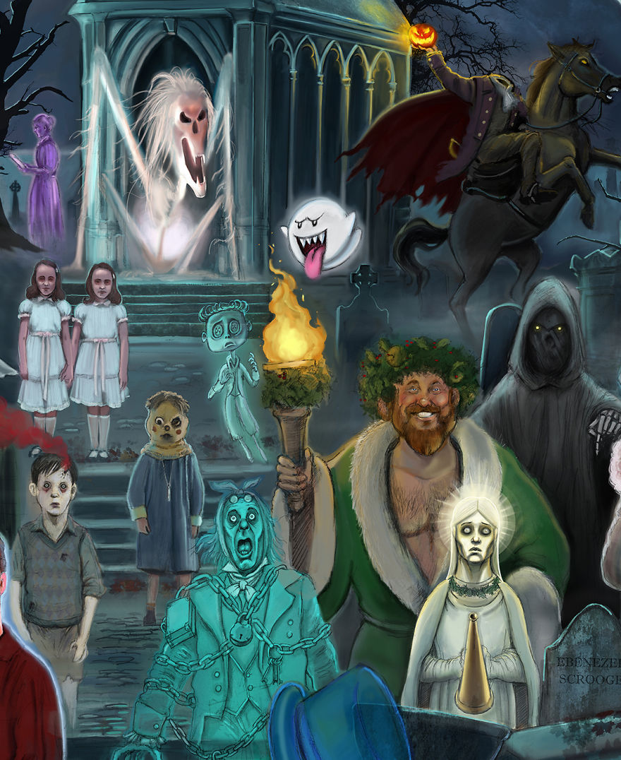 I Created 5 Digital Posters Depicting Over 500 Different References From Pop-Culture I Created 5 Digital Posters Depicting Over 500 Different References From Pop-Culture