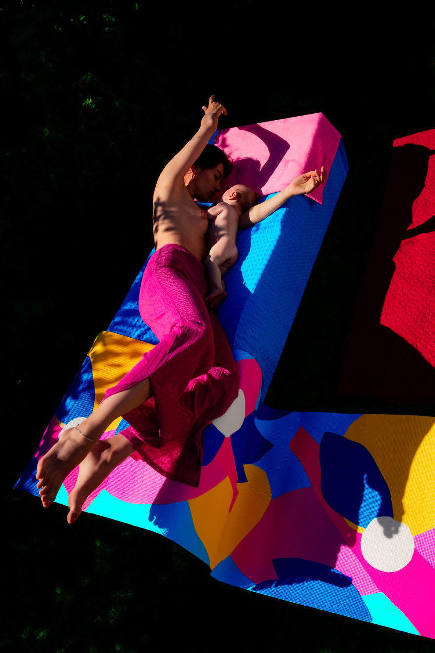 I Made A Photo Series Together With My Husband And My Newborn Son