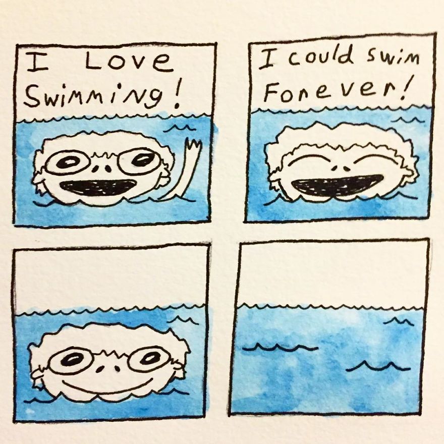 I Make Silly Watercolor Comics (Very Cool) (17 Pics)