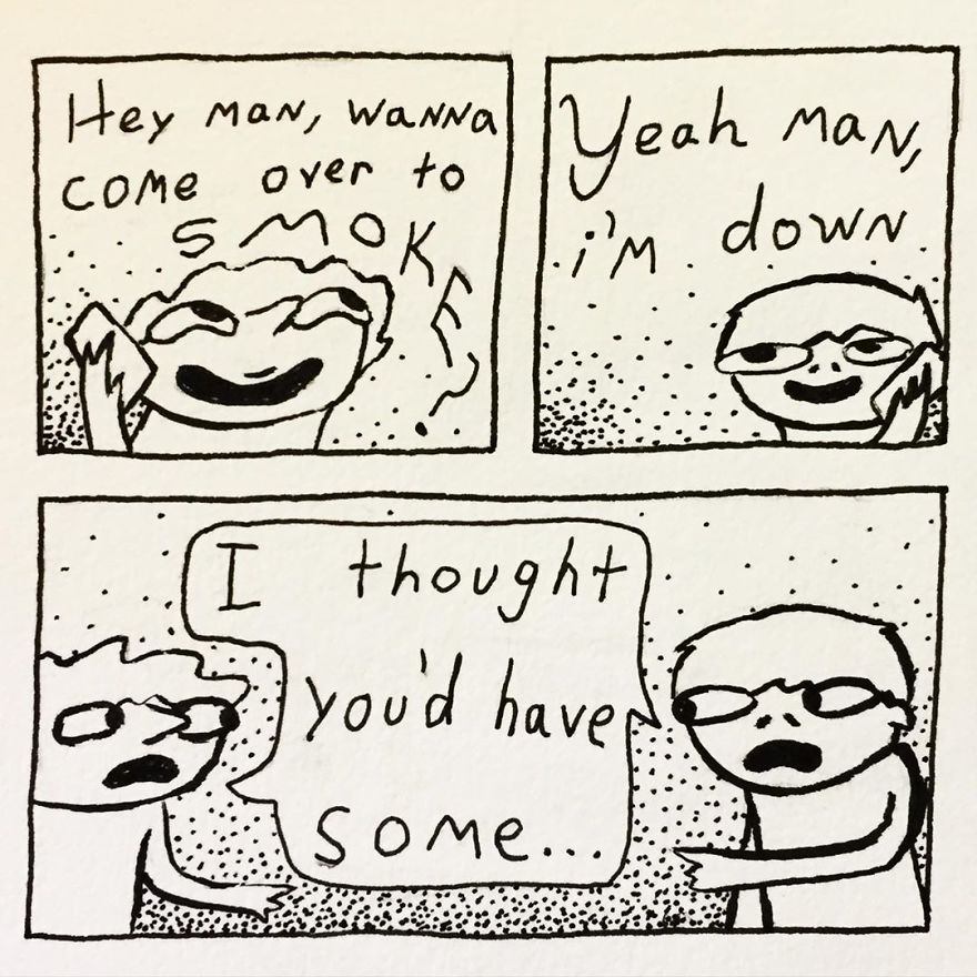 I Make Silly Watercolor Comics (Very Cool) (17 Pics)