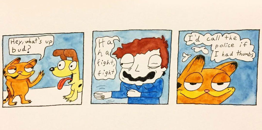 I Make Silly Watercolor Comics (Very Cool) (17 Pics)