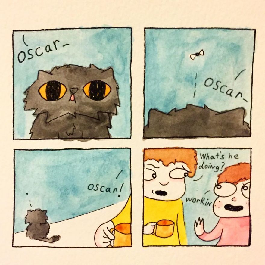 I Make Silly Watercolor Comics (Very Cool) (17 Pics)