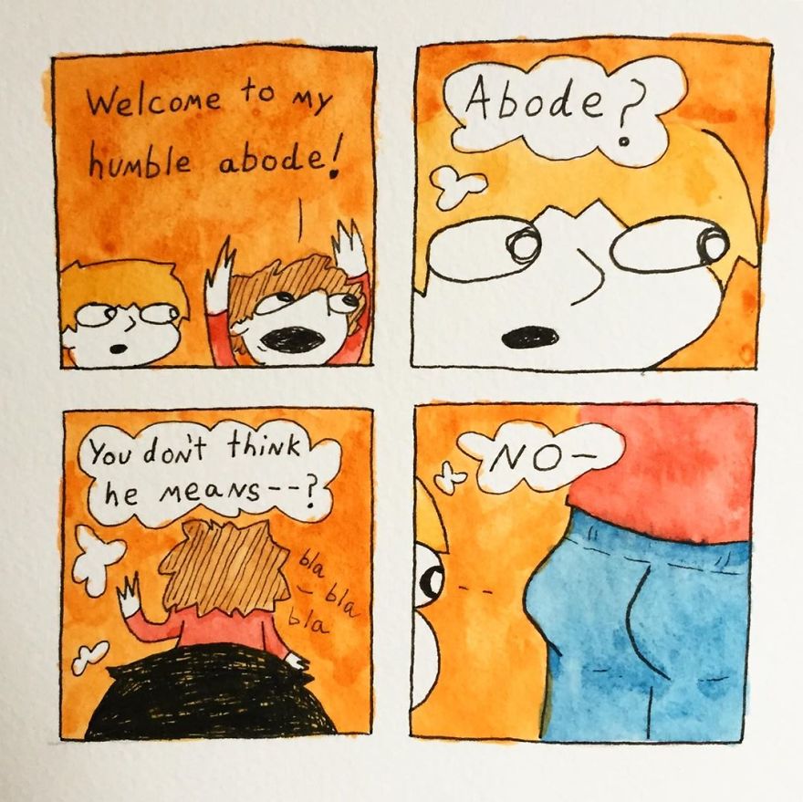 I Make Silly Watercolor Comics (Very Cool) (17 Pics)