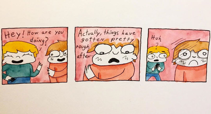 I Make Silly Watercolor Comics (Very Cool) (17 Pics)