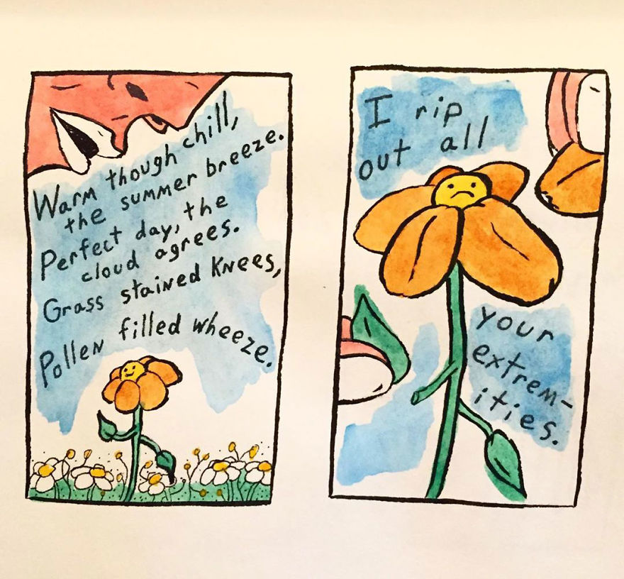 I Make Silly Watercolor Comics (Very Cool) (17 Pics)