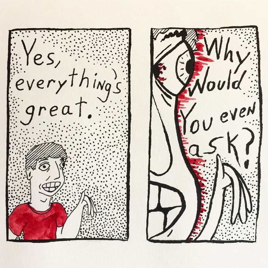 I Make Silly Watercolor Comics (Very Cool) (17 Pics)