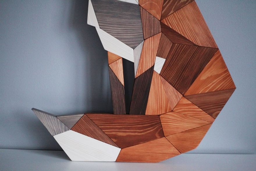 I Made A Wooden Fox Based On Grandfather's Sketch I Made A Wooden Fox Based On Grandfather's Sketch