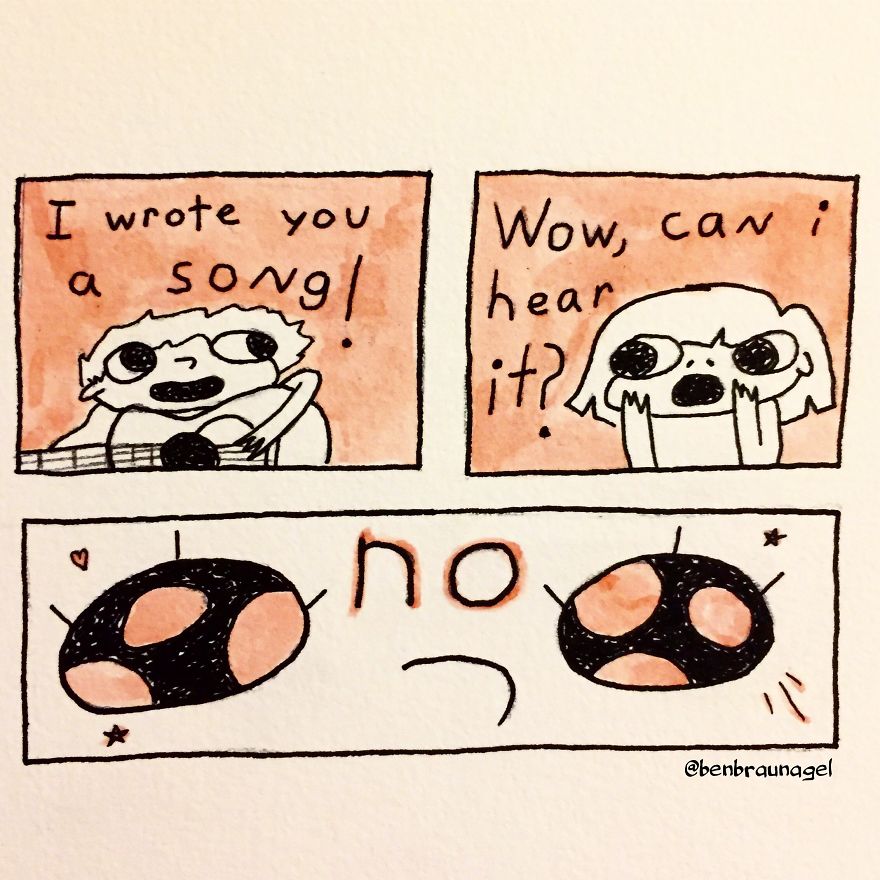 I Make Silly Watercolor Comics (Very Cool) (17 Pics)