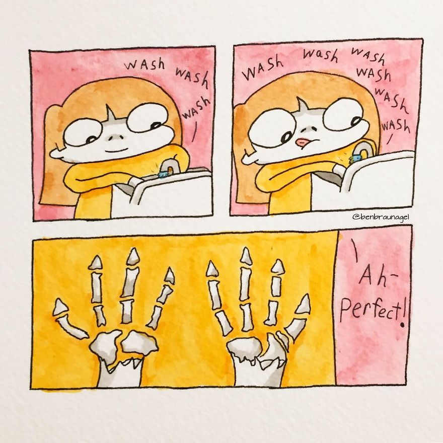 I Make Silly Watercolor Comics (Very Cool) (17 Pics)