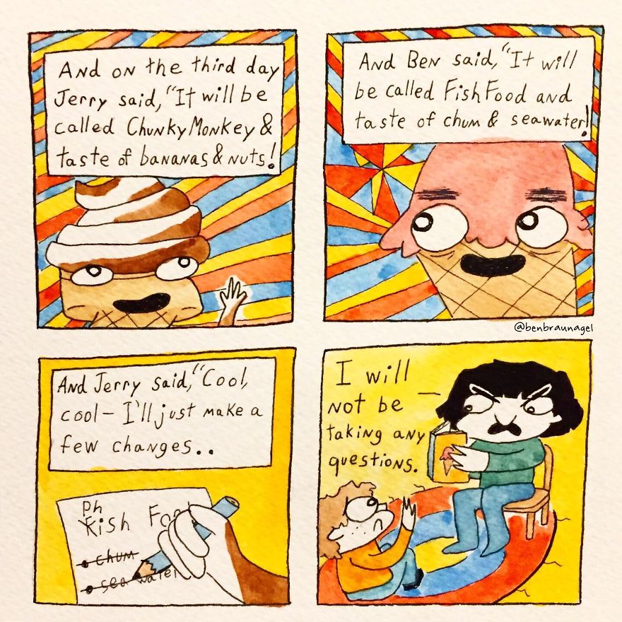 I Make Silly Watercolor Comics (Very Cool) (17 Pics)