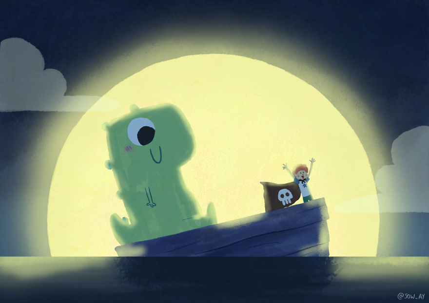 I Draw Cute Animals To Make People Smile.