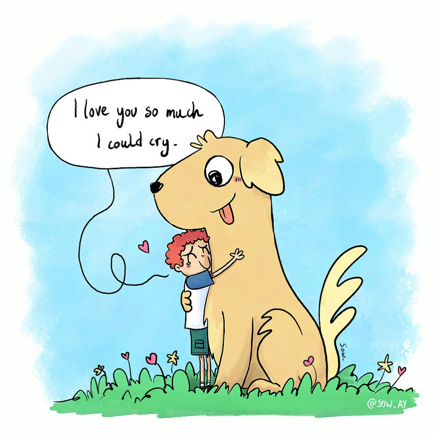 I Draw Cute Animals To Make People Smile.